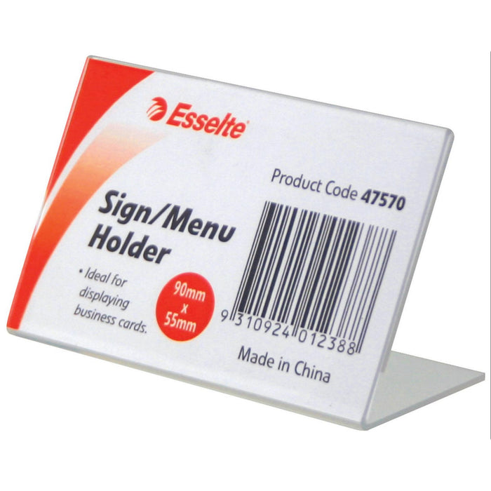 Esselte Business Card Holder, Slanted, Landscape AO47570