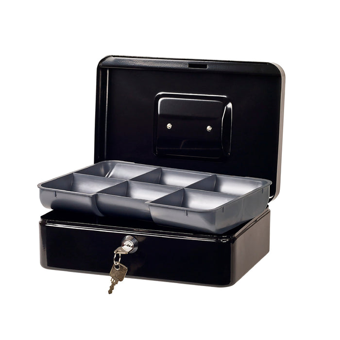 Esselte Cash Box 8 inch Black AO375086