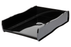 Esselte Letter Tray Front Loading Black - Nouveau Series AO46795