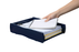 Esselte Letter Tray Front Loading Blue - Nouveau Series AO46802