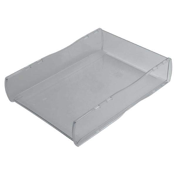 Esselte Letter Tray Front Loading Clear - Nouveau Series AO47482