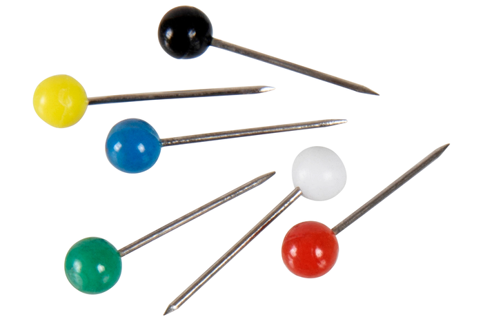 Esselte Map Pins Assorted AO45108