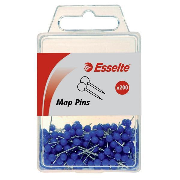 Esselte Map Pins Blue AO46718