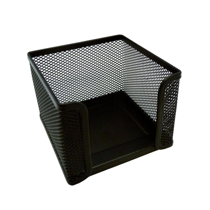 Esselte Moulded Mesh Memo Cube Holder, Black AO47553