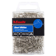 Esselte Short Pins, 25mm long, 50gm pack AO45115