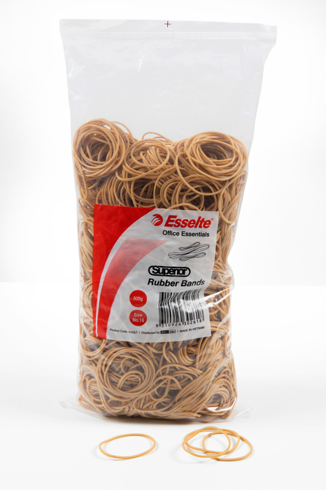 Esselte Superior Rubber Band No. 16, 65mm x 2mm x 500gm AO44057
