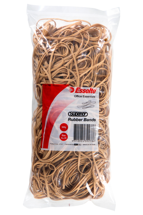 Esselte Superior Rubber Band No. 35, 130mm x 3.5mm x 500gm AO37837