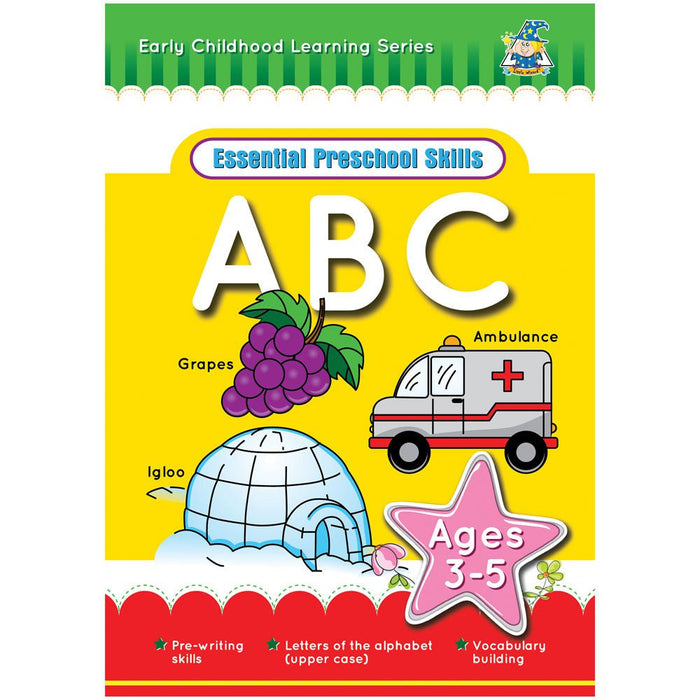 Essential Preschool Skills - ABC Upper Case for 3-5 yrs CX227567