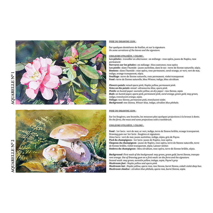 Etival A4 300gsm Macaroons Design Watercolour Pad, 12 Sheets FPC96099C