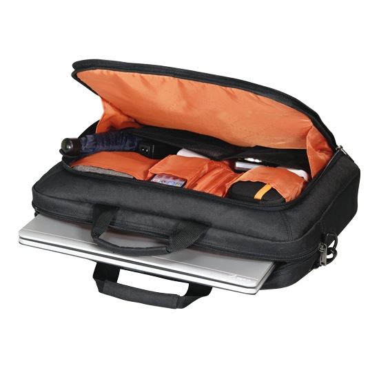 Everki Advance Briefcase 17.3'', Separate Zippered Accessory Pocket, Front Stash Pocket, Trolley Handle Pass-through Strap, Ergonomic Shoulder Pad CDEKB407NCH17