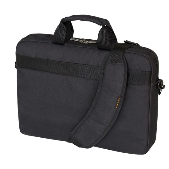 Everki Advance Briefcase 17.3'', Separate Zippered Accessory Pocket, Front Stash Pocket, Trolley Handle Pass-through Strap, Ergonomic Shoulder Pad CDEKB407NCH17