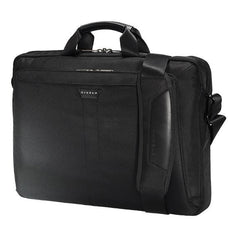 Everki Lunar Laptop Briefcase 18.4'', Magnetic Quick Access Pocket, Discreet Back Stash Compartment, Trolley Handle Pass-through Strap, Two-way Adjustable Shoulder Strap CDEKB417BK18