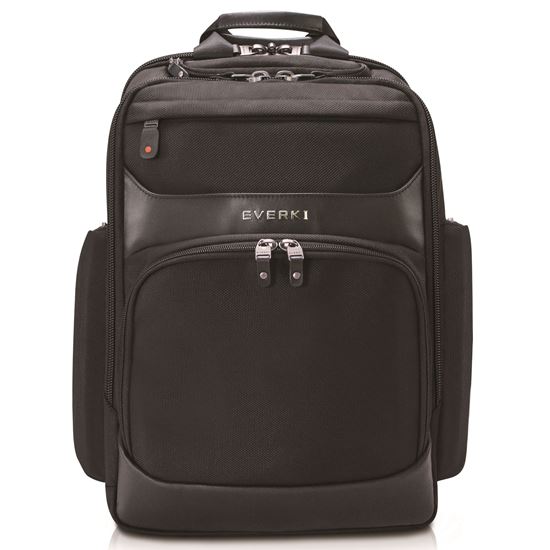 Everki Onyx Laptop Backpack, Up to 15.6'', Travel Friendly, Hard-Shell Quick-Access Sunglass Case, RFID Protection CDEKP132