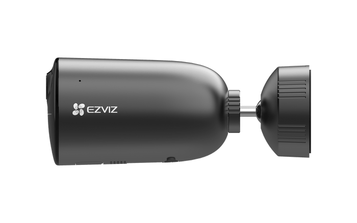 EZVIZ 2K Wire-Free WiFi Stand Alone Single IP66 Outdoor Security Camera 5200mAh Battery, Colour Night Vision, Two-Way Talk, H.265, IP65, Supports Micro SD Card - Up to 256G Active Defence Siren, Human Detect. CDEB3