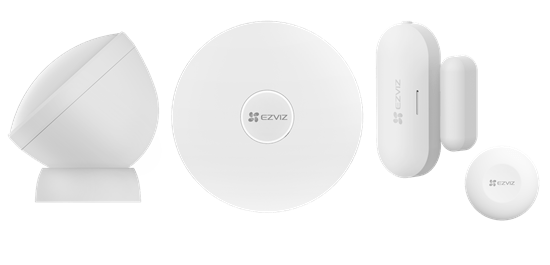 EZVIZ 4-Piece Home Sensor Kit with Instant Mobile Alerts on Detections Easy Set-Up & Control via EZVIZ App Peel-and-Stick. Easy Pairing. Smart Integration with EZVIZ Cameras. Sept PROMO Up to 25% OFF CDB1-A0-A34