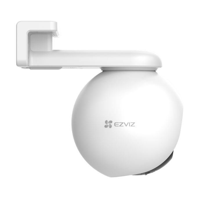EZVIZ C8PF 2MP Outdoor WiFi PTZ Security Camera with 360-Degree FoV. 1/2.7" Progressive Scan CMOS, 4mm Lens. IR 30m, 3D DNR, Digital WDR, Supports 512GB SD Card, 30fps, H.265/264, IP65, PinP Mode, No Ant. CDC8PF