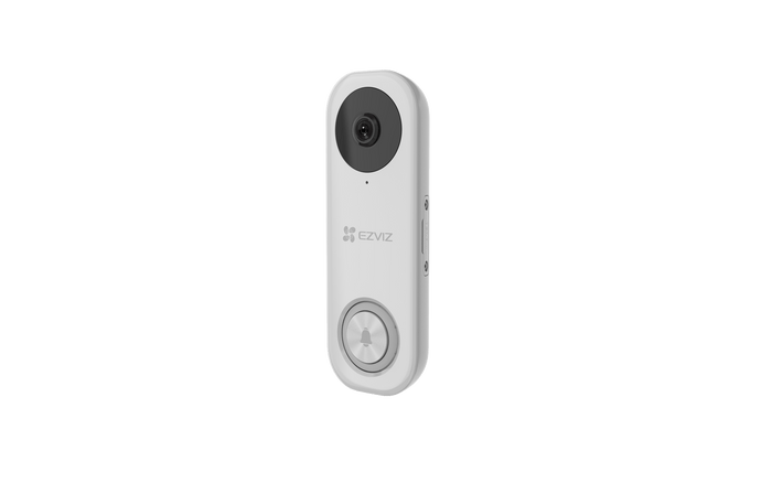 EZVIZ WiFi Video Doorbell and Door Viewer, Ultra-Wide Field of View, Two Way Talk CDDB1PRO-5MP