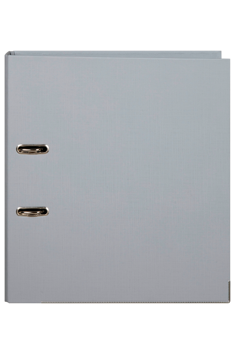 Marbig A4 Polyethylene (PE) Lever Arch File With Linen Finish Cover Grey