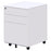 Cube Mobile Cabinet Pedestal, White, 575mm(H) x 410mm(W) x 500mm(D)