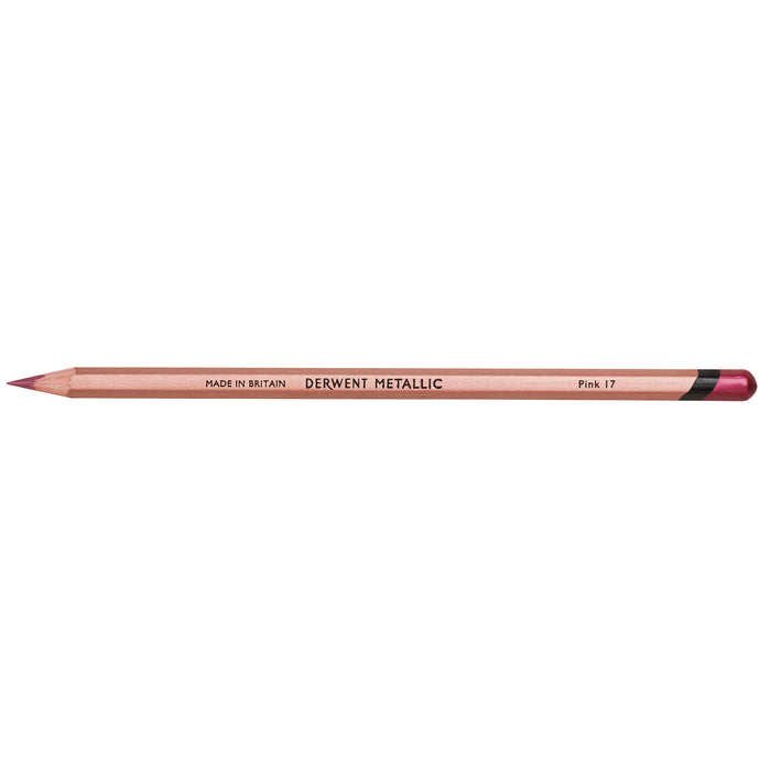 Derwent Metallic Pencil Pink x 6's pack