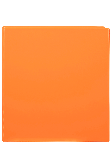 Marbig A4 Insert Cover Ring Binder, 38mm 2 D Rings, Orange