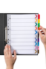 Marbig A4 Extra Wide Manilla Indices/Divider, 1-10 Tabs