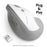 Kensington Pro Fit Vertical Wireless Mouse - Grey