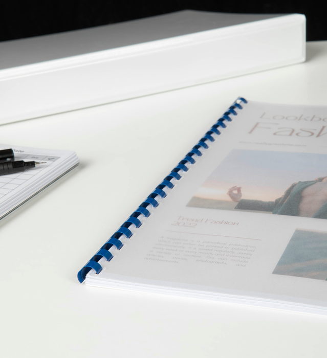 GBC Binding Comb 10mm, Blue, 21 Loop, Pack of 100