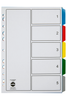 Marbig A4 Coloured Polypropylene Indices/Divider, 5 Tabs