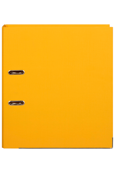 Marbig A4 Polyethylene (PE) Lever Arch File With Linen Finish Cover Yellow