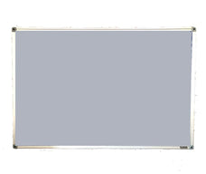 Fabric Pinboard / Notice Board with Aluminium Frame - (Choice of Sizes and Colours) 600mm x 900mm / Grey NBAFELT,6090,GRE,I
