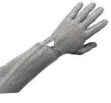 Falcon Chain Mesh Hook Closure Glove with 19cm Cuff XS 1 Each RMCMFHC190
