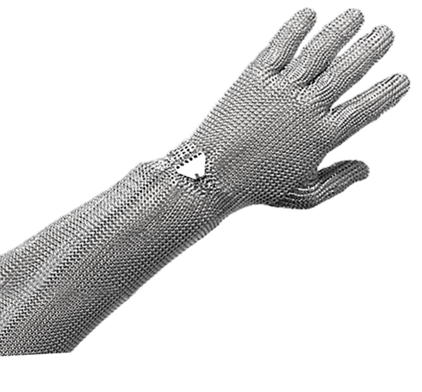 Falcon Chain Mesh Hook Closure Glove with 19cm Cuff XS 1 Each RMCMFHC190