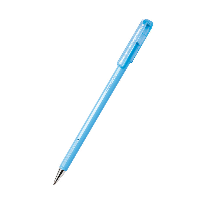 Pentel BK77 Antibacterial 0.7mm Pen - Blue 12's Pack