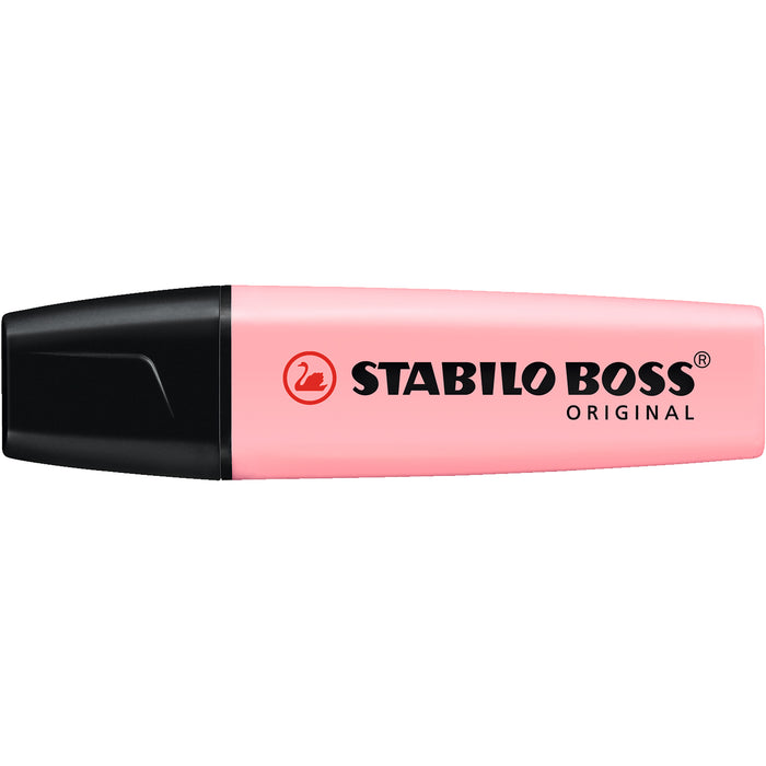 Stabilo Boss Highlighter Pastel Pink Blush Box of 10