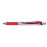 Pentel Energel Gel Roller Pen Retractable BL77 0.7mm Red - Pack of 12