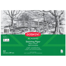 Derwent Academy Sketch Pad Landscape A4, 30 Sheets