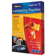 Fellowes A4 Gloss Laminating Pouch 125 micron x 100's FPF5307407