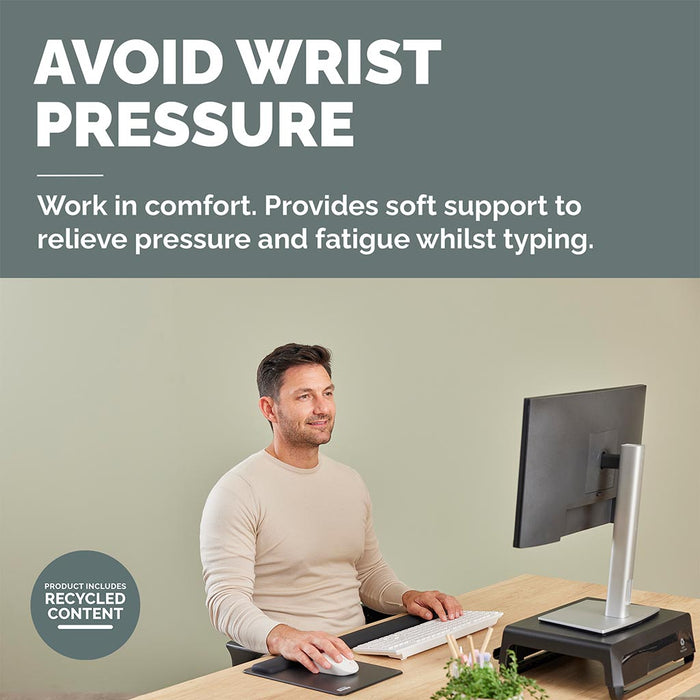 Fellowes Breyta Keyboard Wrist Rest, Black FPF100142575