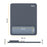 Fellowes Breyta Mouse Pad Wrist Rest, Marine FPF100142557