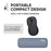 Fellowes Breyta Palm Wrist Rest, Marine FPF100142567