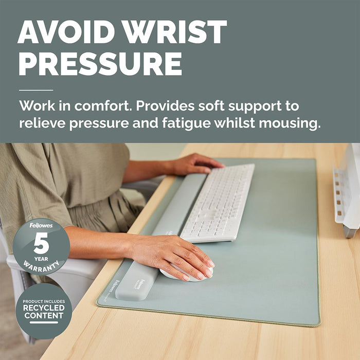 Fellowes Breyta Palm Wrist Rest, Sage FPF100142568