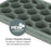 Fellowes Breyta Palm Wrist Rest, Sage FPF100142568