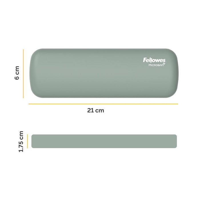 Fellowes Breyta Palm Wrist Rest, Sage FPF100142568