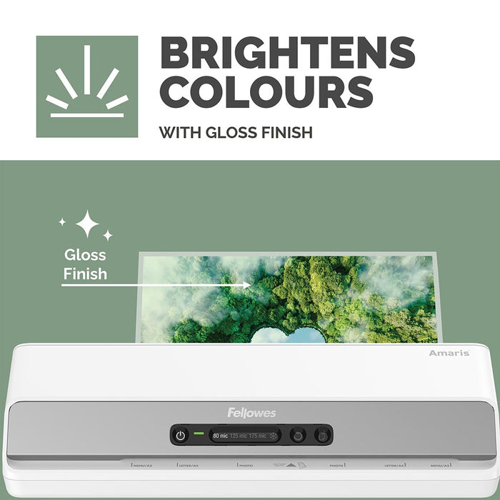 Fellowes Laminating Pouches Light Recycled Content A3 Gloss, Pack of 100 FPF100142988