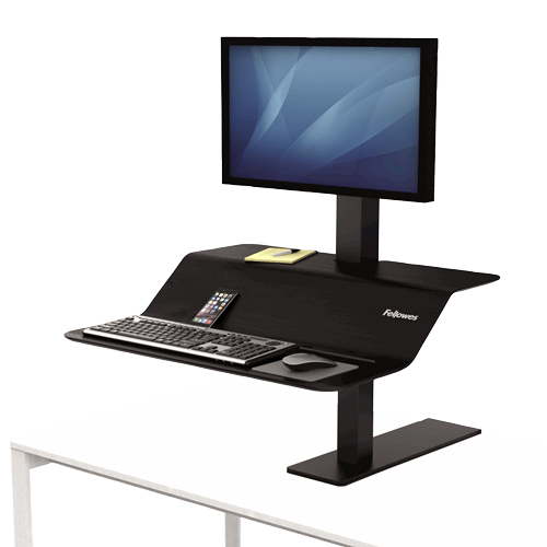 Fellowes Lotus VE Sit-Stand Workstation – Single Monitor FPF8080101