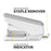 Fellowes LX840 EasyPress Half Strip Stapler White FPF100093882