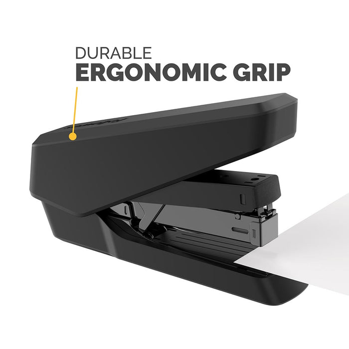 Fellowes LX870 EasyPress Full Strip Flat Clinch 40 Sheets Stapler, Black FPF100119530