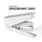 Fellowes LX870 EasyPress Full Strip Flat Clinch 40 Sheets Stapler, White FPF100119531