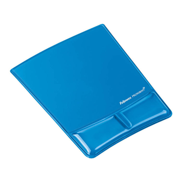 Fellowes Mouse Pad and Wrist Support - Blue FPF9182201